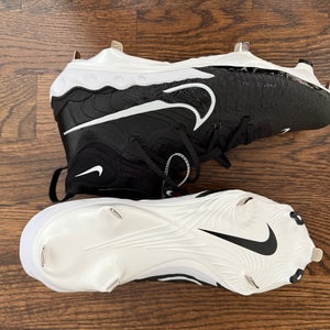 Black Men's Size M 11.0 (W 12.0) Adult Nike High Top Alpha Huarache NXT (New)