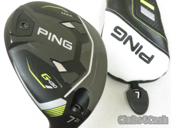 PING G430 Max Fairway 21  7 Wood Alta CB 65 Black Regular +Cover