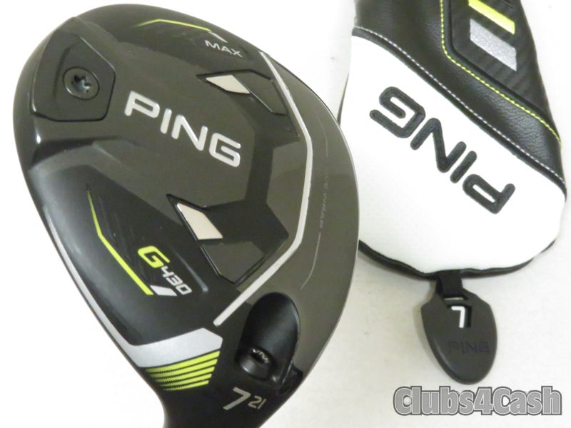 PING G430 Max Fairway 21  7 Wood Alta CB 65 Black Regular +Cover