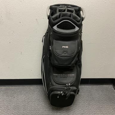 Used Ping PIONEER Mens Cart Bag Black 11855-S000188367