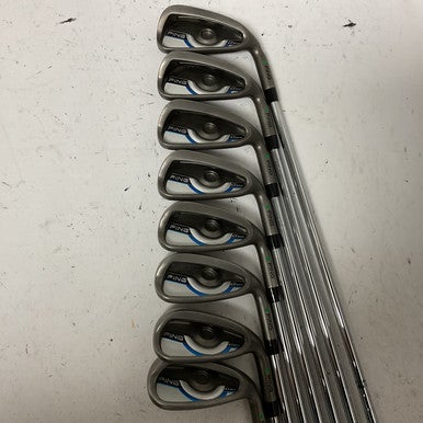 Used Ping GMAX GREEN DOT Mens Iron Set RH 4I-GW/AW 11855-S000188368