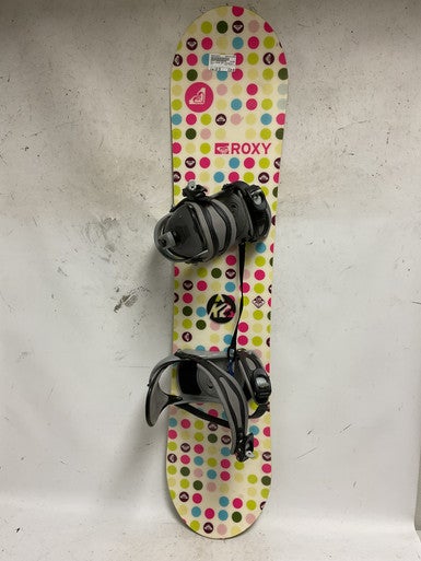 Used Roxy POLKA DOT Girls Board/Binding White And Optic Yellow 120 cm 11855-S000188351