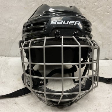Used Bauer IMS 5.0 Helmet Cage Combo Black SM 11855-S000188347