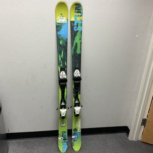 Used Fischer STUNNER Boys DH Ski/Binding Neon Green 151 cm 11855-S000188322