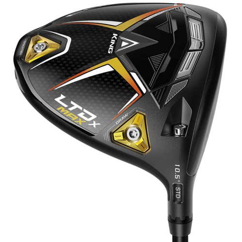 Cobra LTDx MAX Driver 10.5* Gold (HZRDUS Smoke iM10 60, Regular, LEFT) NEW