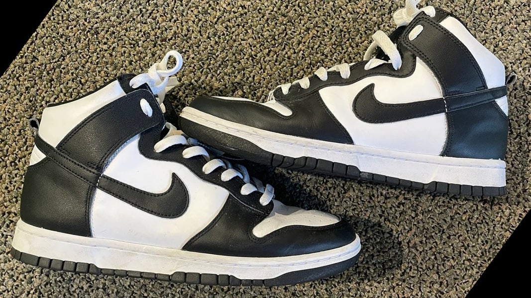Nike Dunk High Top Shoes | "Panda"  |  Men's 9.5