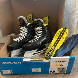 Bauer Supreme M4 Hockey Skates Regular Width 9.5 (Used)