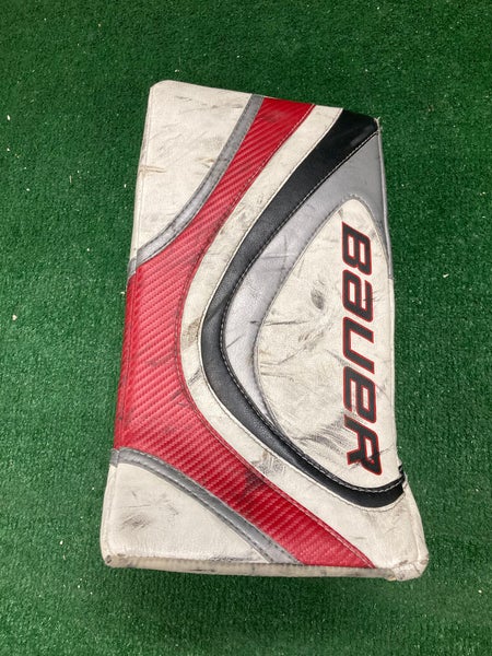Red Senior Bauer Vapor X:50 Goalie Gloves & Blockers Regular (Used)