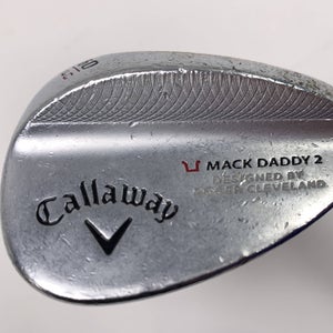 Callaway Mack Daddy 2 Chrome Wedge 60* 14 Bounce C-Grind Wedge Steel Mens RH