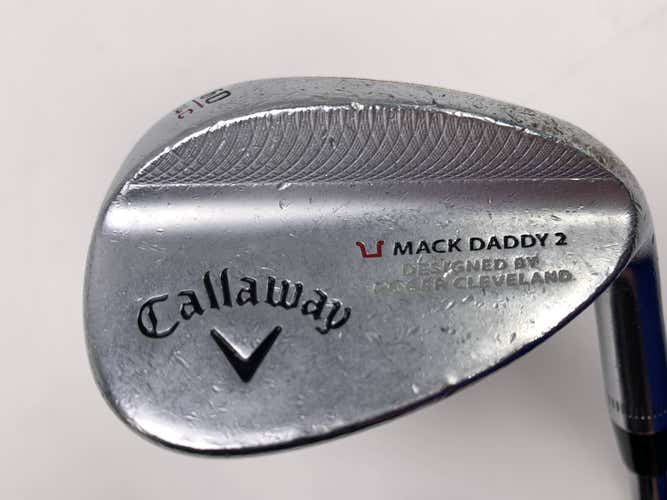 Callaway Mack Daddy 2 Chrome Wedge 60* 14 Bounce C-Grind Wedge Steel Mens RH