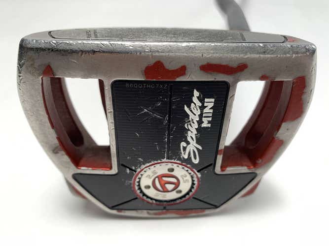 TaylorMade Spider Mini Red Putter 35" SuperStroke Flatso 1.0 Mens RH