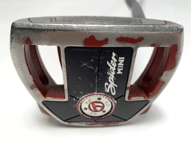 TaylorMade Spider Mini Red Putter 35" SuperStroke Flatso 1.0 Mens RH