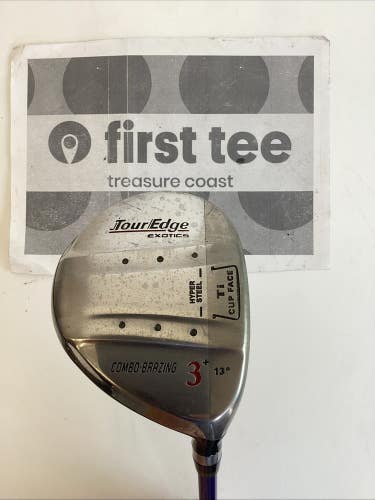 Tour Edge Exotics Fairway 3 Wood 13*  Purple Ice 75FW-X Extra Stiff Graphite Sha