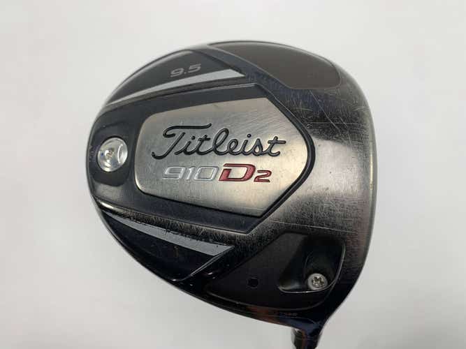 Titleist 910 D2 Driver 9.5* Aldila RIP  Alpha 60g Stiff Graphite Mens RH