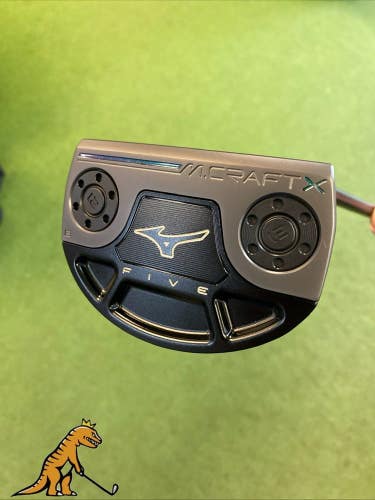 Mint Mizuno M-Craft X Five 34 Mallet Putter + HC