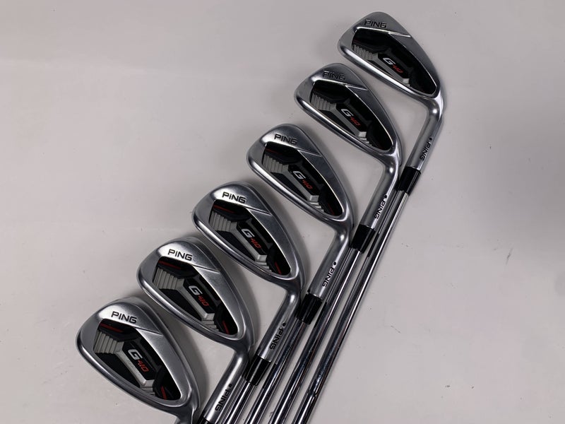 Ping G410 Iron Set 5-PW Black Dot KBS Tour 120 Stiff Steel Mens RH