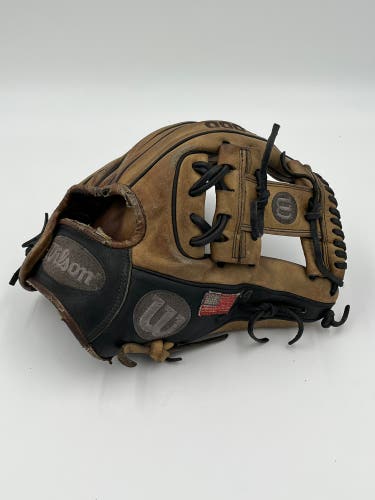 Custom Wilson a2000 dp15 11.5 infield baseball glove