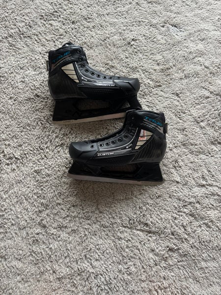 True True SVH Pro Two Piece Hockey Goalie Skates 7 (Used)