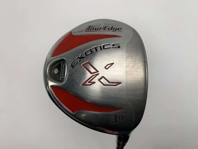 Tour Edge Exotics XCG 3 Fairway Wood 15* Aldila DVS 75g Stiff Graphite Mens RH