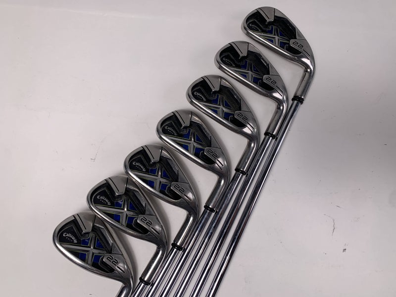 Callaway X-22 Iron Set 4-PW Uniflex Steel Mens RH