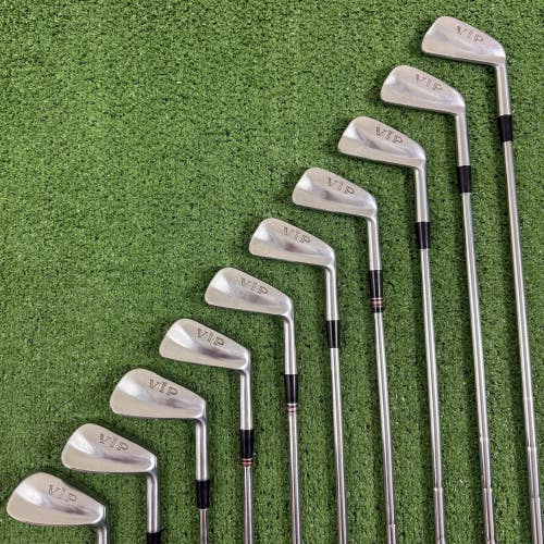 MacGregor VIP Iron Set 1-PW Steel Shafts True Temper Stiff Flex Right Handed