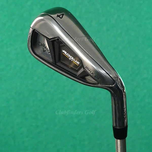 Callaway Rogue ST MAX OS LITE Single 4 Iron SteelFiber fc 90 F4 Graphite Stiff