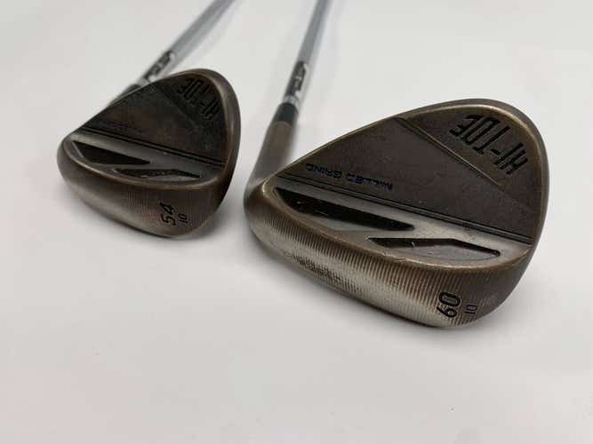 TaylorMade Milled Grind Hi-Toe 3 Copper Wedge Set 54* 10 | 60* 10 KBS Mens RH