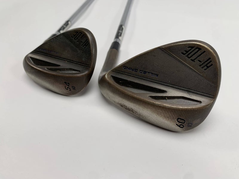 TaylorMade Milled Grind Hi-Toe 3 Copper Wedge Set 54* 10 | 60* 10 KBS Mens RH