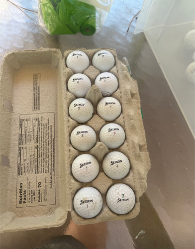 Srixon Golf Balls 12 Pack (1 Dozen) (Used)