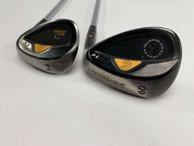 Cleveland CG14 Gunmetal Wedge Set 54* 60* Traction Wedge Steel Mens RH