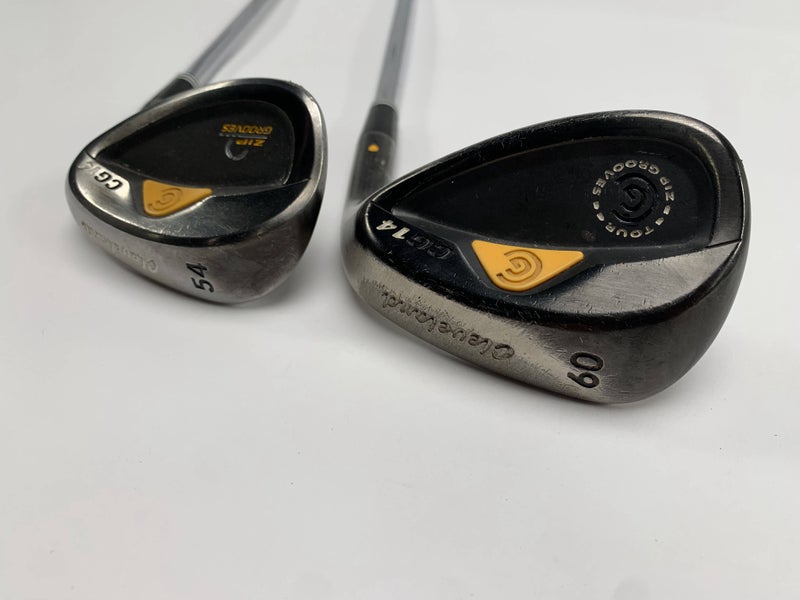 Cleveland CG14 Gunmetal Wedge Set 54* 60* Traction Wedge Steel Mens RH