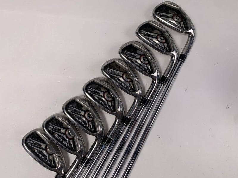 TaylorMade Burner 2.0 Iron Set 4-PW+AW Burner 2.0 Regular Steel Mens RH