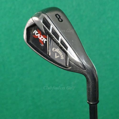 Callaway RAZR X NG "New Groove" Single 8 Iron Factory True Temper Steel Uniflex