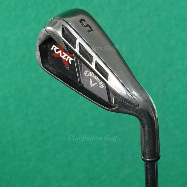 Callaway RAZR X NG "New Groove" Single 5 Iron Factory True Temper Steel Uniflex