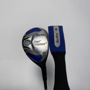 Tour Edge Hot Launch 2 6 Hybrid 28* UST Mamiya Hot Launch 2 55g Senior RH HC