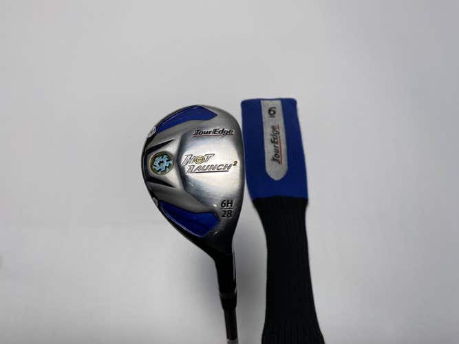 Tour Edge Hot Launch 2 6 Hybrid 28* UST Mamiya Hot Launch 2 55g Senior RH HC