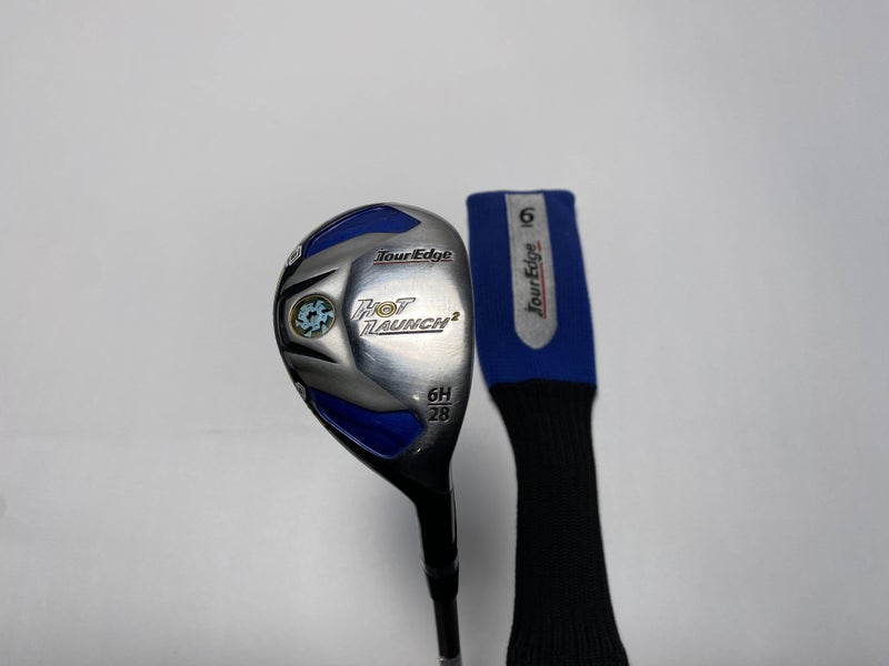 Tour Edge Hot Launch 2 6 Hybrid 28* UST Mamiya Hot Launch 2 55g Senior RH HC