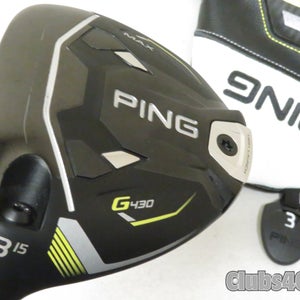 PING G430 Max HL Fairway 15  3 Wood Alta Quick 35 SENIOR +Cover  LEFT LH  MINT