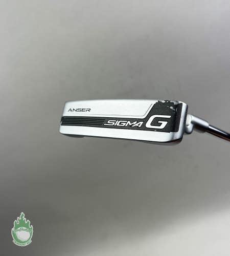 Used RH Ping Black Dot Sigma G Platinum Anser 34" Putter Steel Golf Club