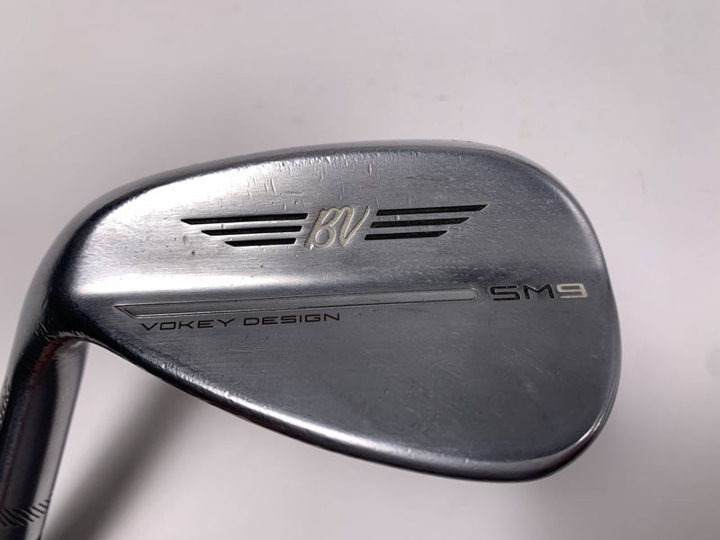 Titleist Vokey SM9 Tour Chrome Gap Wedge 52* 8 F-Grind TT DG S200 Wedge Mens LH