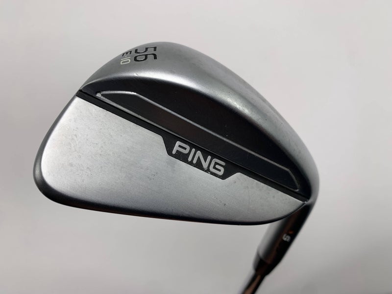 Ping s159 Chrome Sand Wedge SW 56* 10 Orange Dot 2* Flat True Temper DG Mens RH