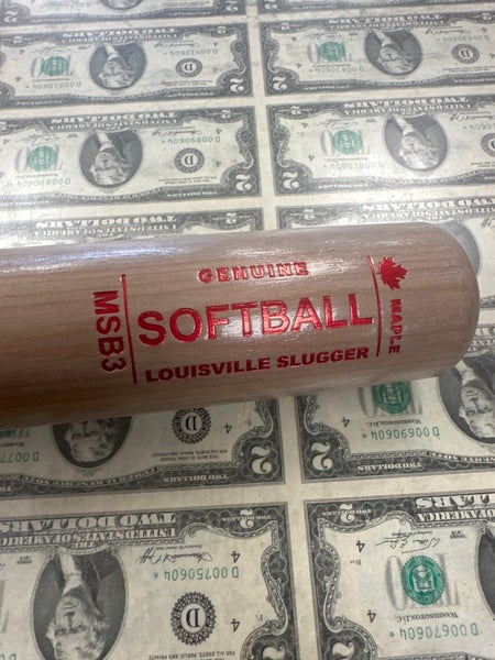 Louisville Slugger MSB3 Maple Bat (-8)  26 oz 34" (New)