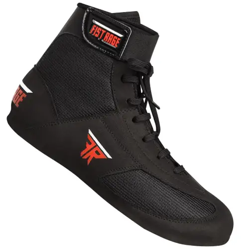 FISTRAGE Leather Kick Boxing Shoes Fighting Sports Master Training Mesh Unisex