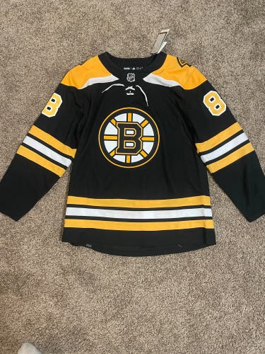 David Pastrnak Adidas Men's Jersey Medium (50) Boston Bruins NWT