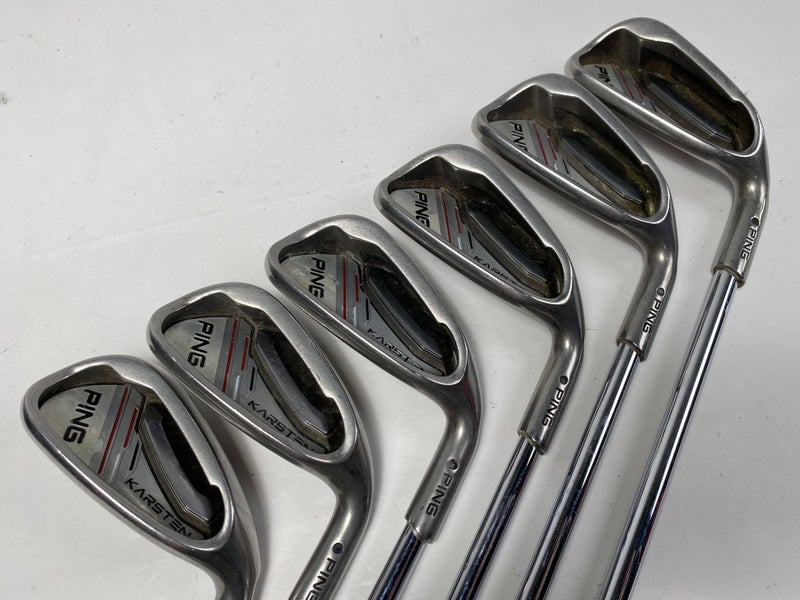 Ping Karsten 2014 Iron Set 6-PW+GW Black Dot CFS Distance Regular Steel Mens RH