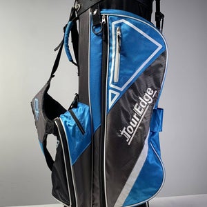 Tour Edge Bazooka 370 Stand Bag Blue Black 7-Way Divide Dual Strap Golf Bag