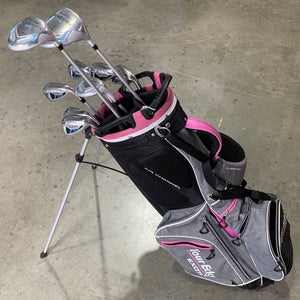 Tour Edge Bazooka 270 Ladies Club Set Driver 3W 5H 6-PW+SW Ladies RH +Bag