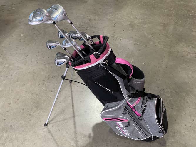 Tour Edge Bazooka 270 Ladies Club Set Driver 3W 5H 6-PW+SW Ladies RH +Bag