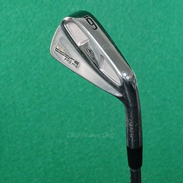 King Cobra Pro MB Forged Single 6 Iron True Temper Dynamic Gold S400 Steel Stiff