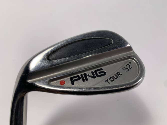 Ping Tour Gap Wedge GW 52* Red Dot 1* Flat AWT Stiff Steel Mens LH